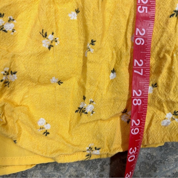Hollister Yellow Floral Dress Women’s Size Medium EUC TieBack Sundress - Picture 9 of 9